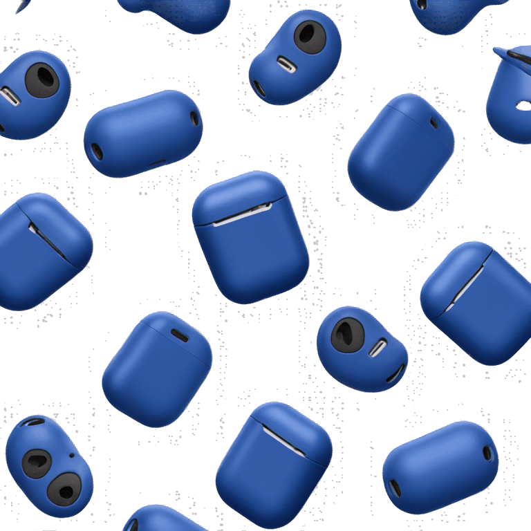 dark blue airpods emoji