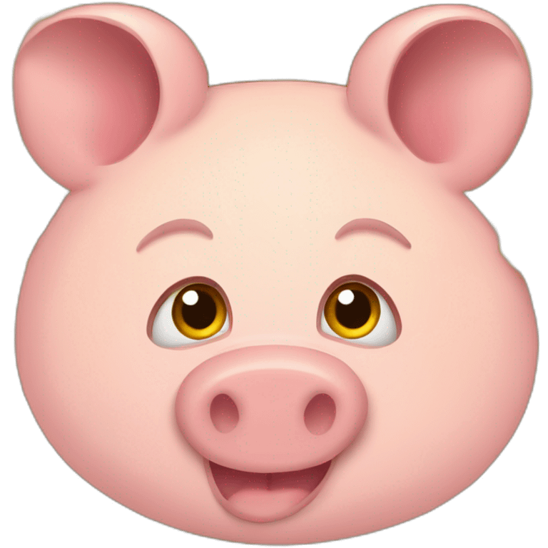 couscous mangé par un cochon emoji