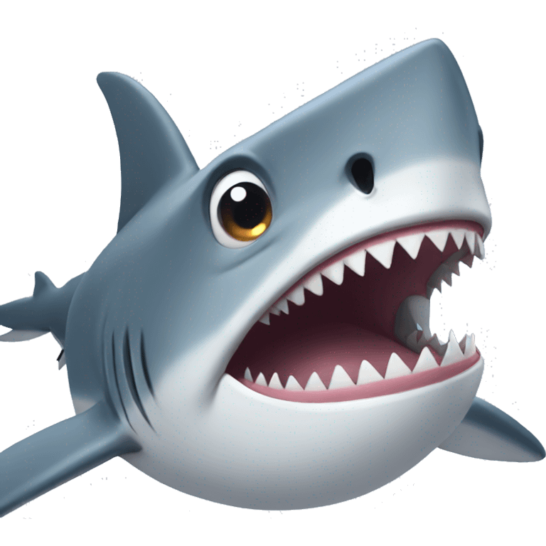 shark happy emoji