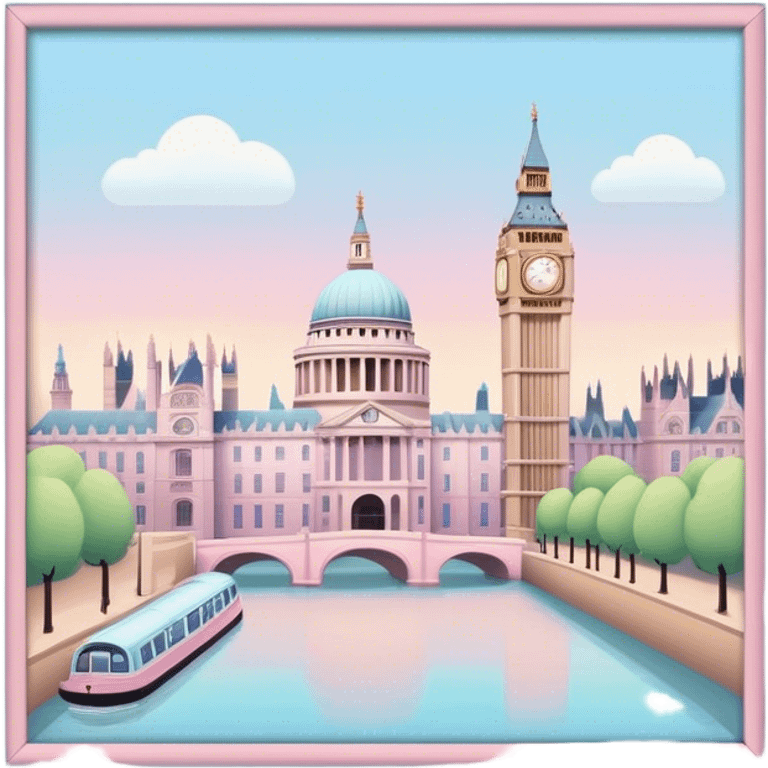 Pastel london emoji