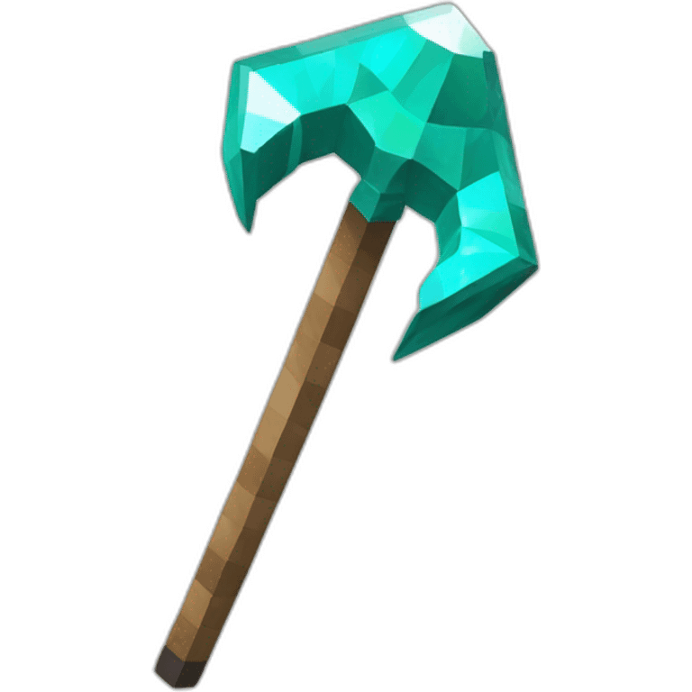 minecraft diamond pickaxe emoji