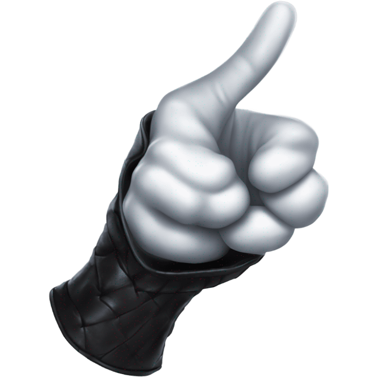 thumb up, gothic glove, magical style emoji