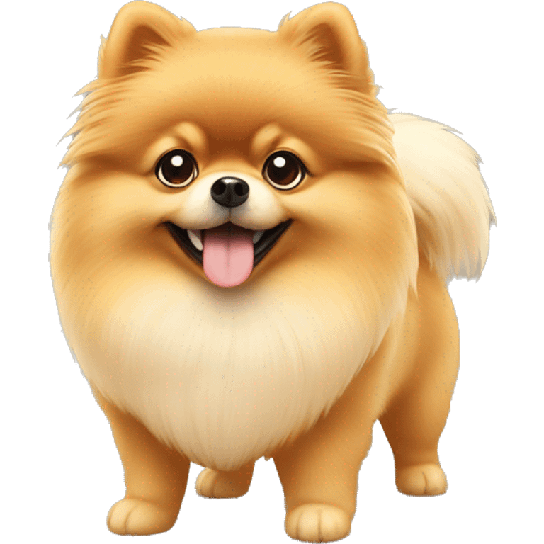 Pomeranian dog ￼ emoji