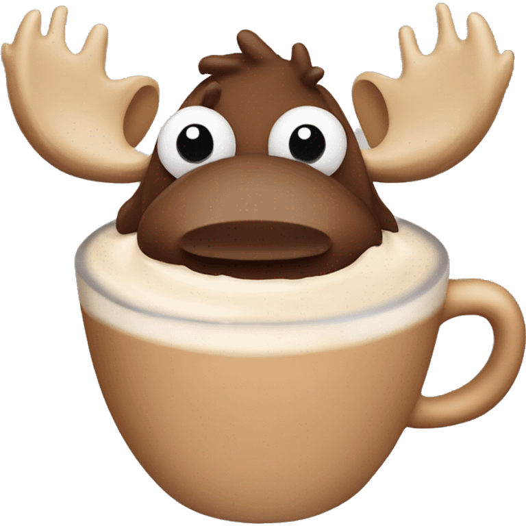 Moose cappuccino emoji