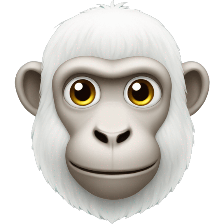 White Monkey  emoji