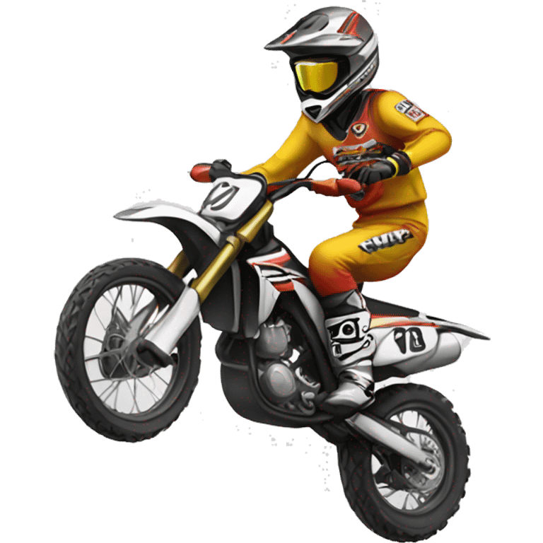 Motocross emoji