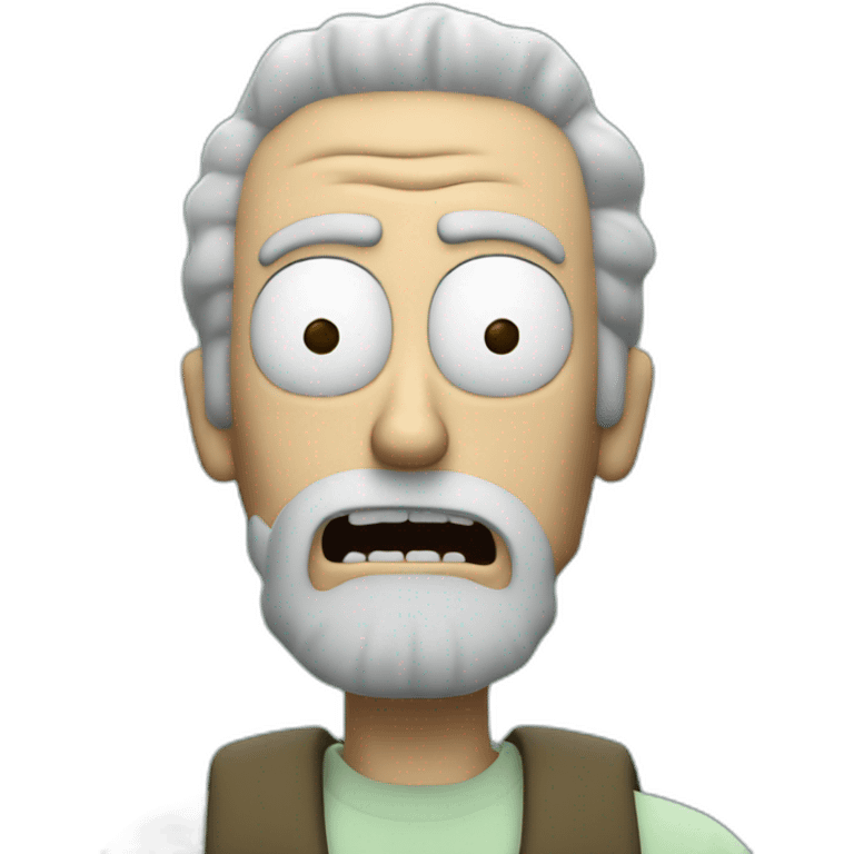 Rick from Rick and Morty emoji