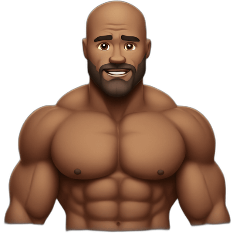 Muscle bear daddy emoji