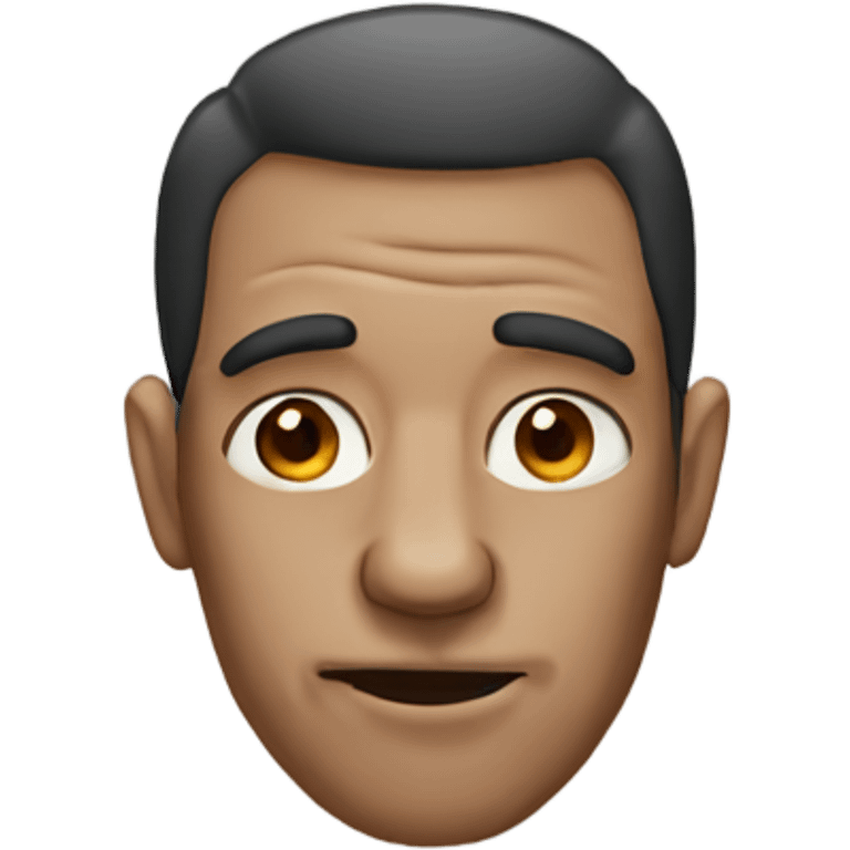 Man with really ugly nose emoji