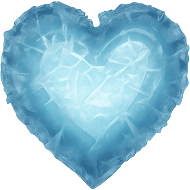 Corazón  de hielo emoji