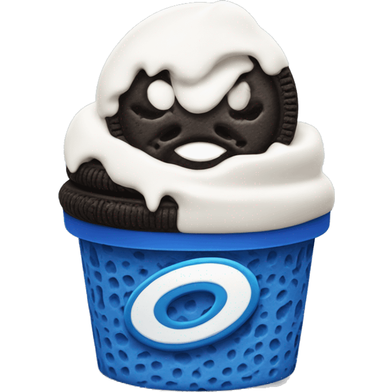 Oreo ice cream emoji