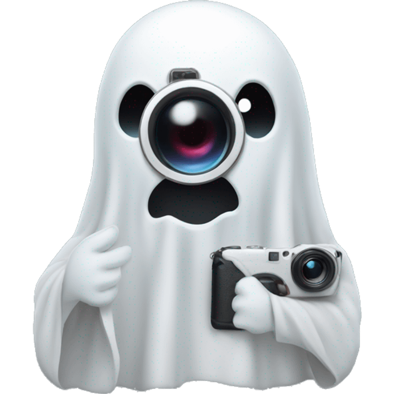 Ghost with a camera  emoji