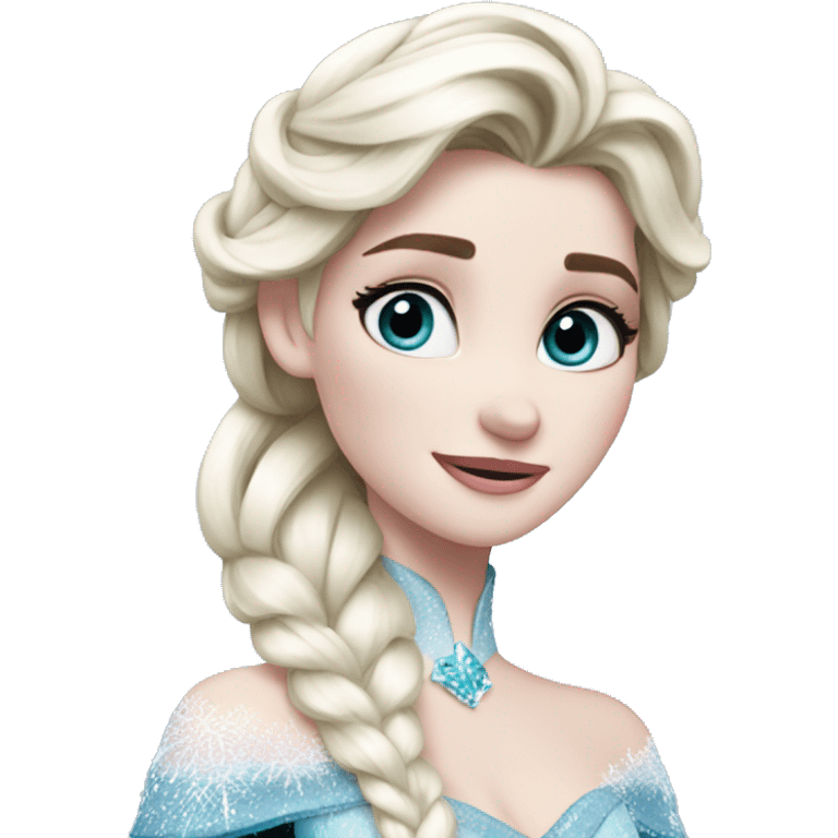 elsa frozen emoji