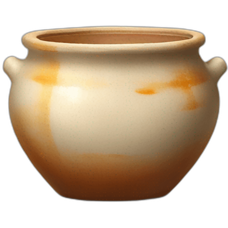 wood fired glazed pot emoji