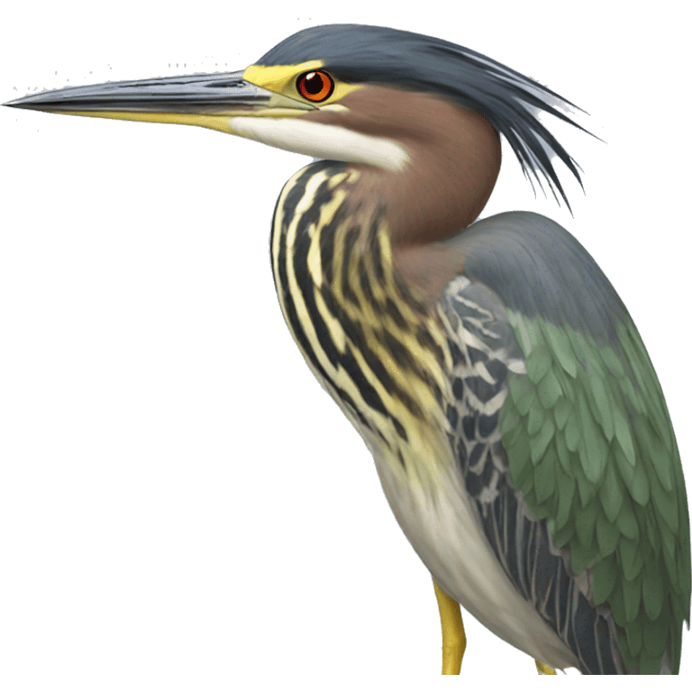 Green-backed Heron (10) emoji