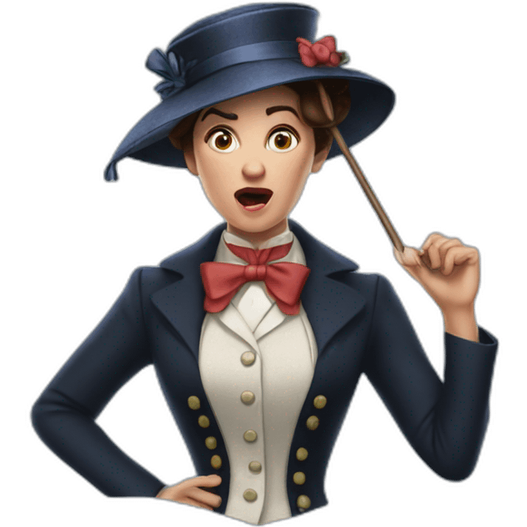 furious mary poppins emoji