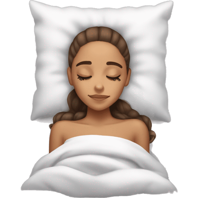 Ariana Grande sleeping emoji