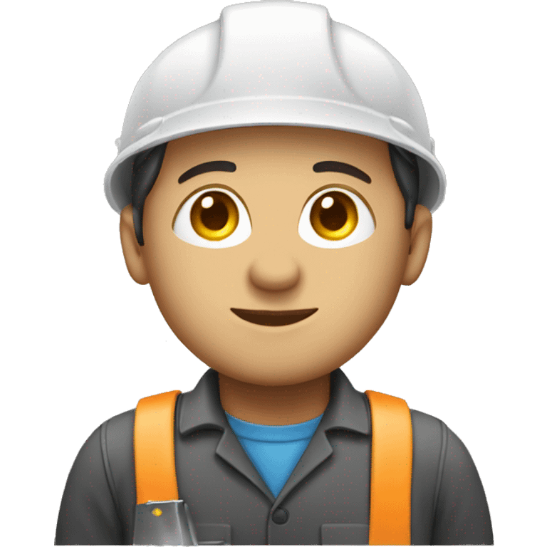 worker name card on chest emoji