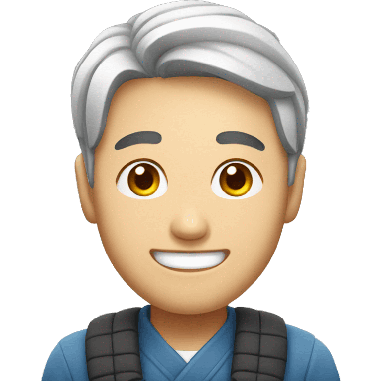 Smiling Korean Man  emoji