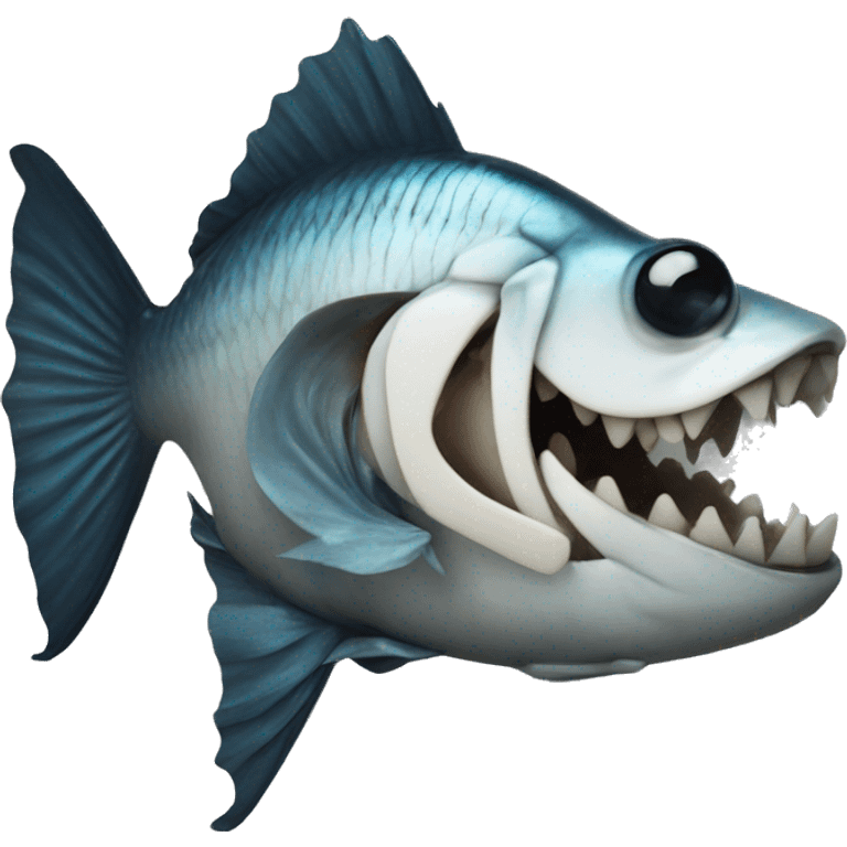 aphex twin logo made from fish emoji