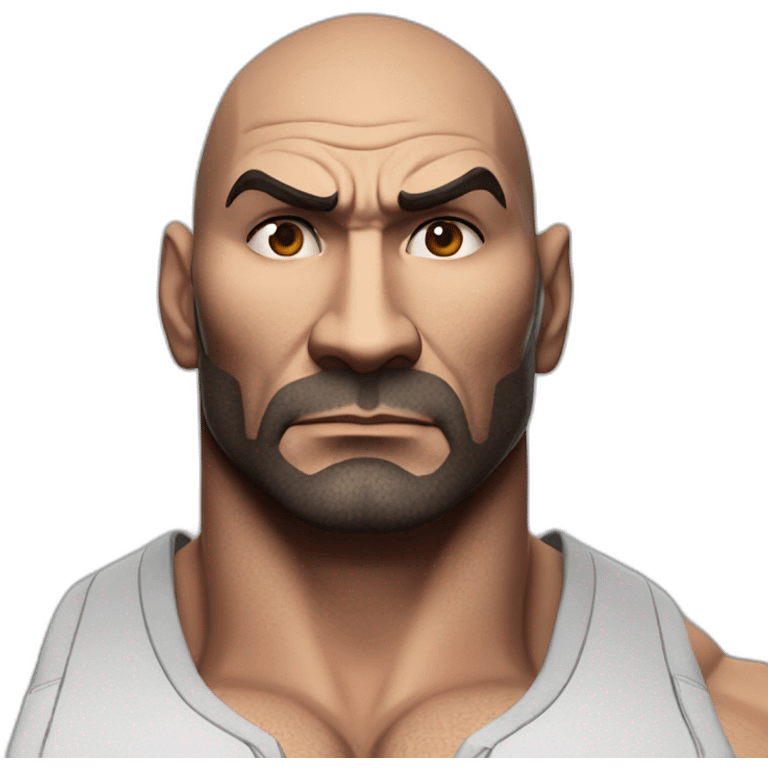 actor dave bautista serious half body emoji