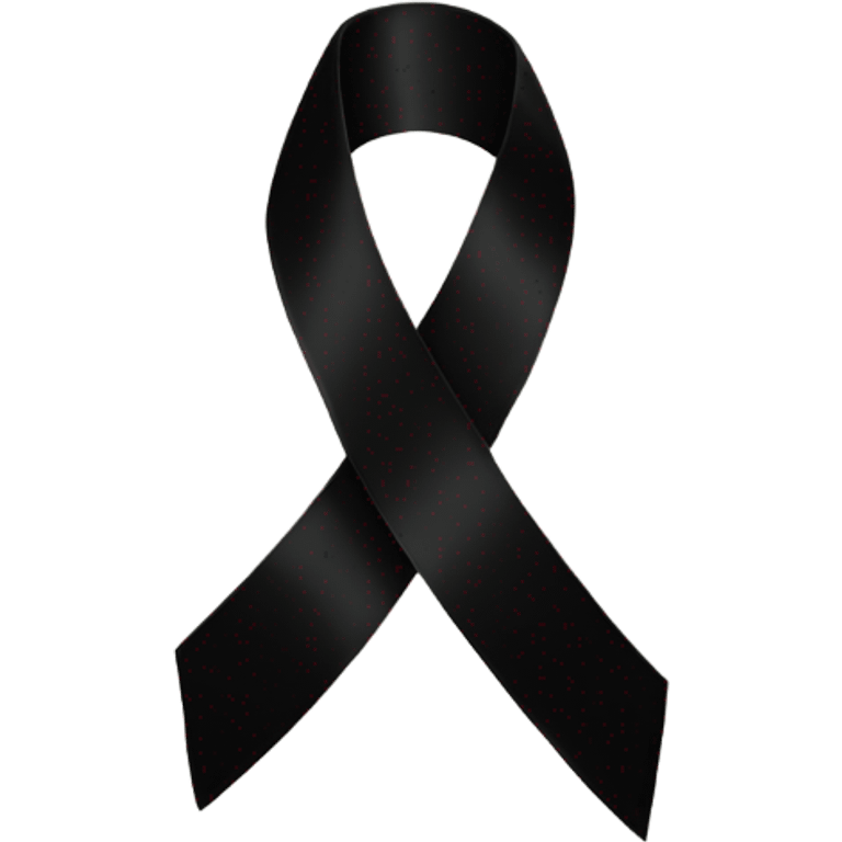 Black ribbon  emoji