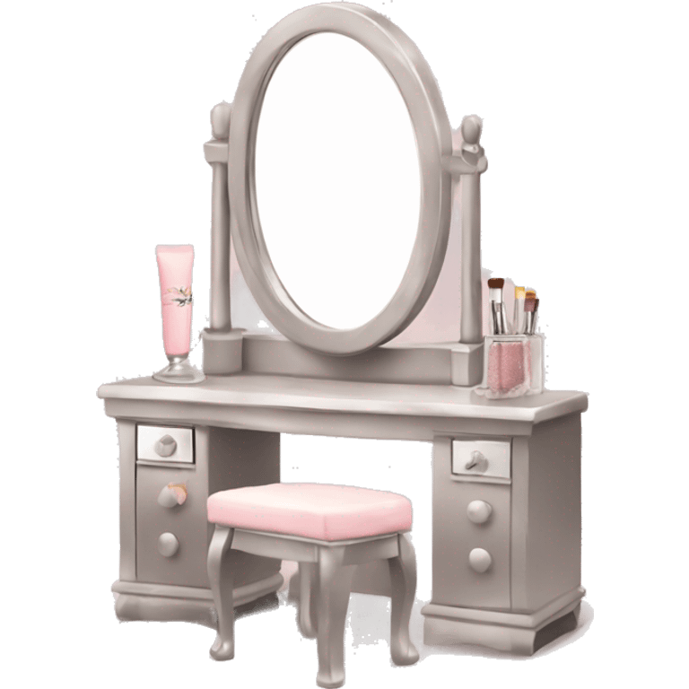 Vanity table with mirror  emoji