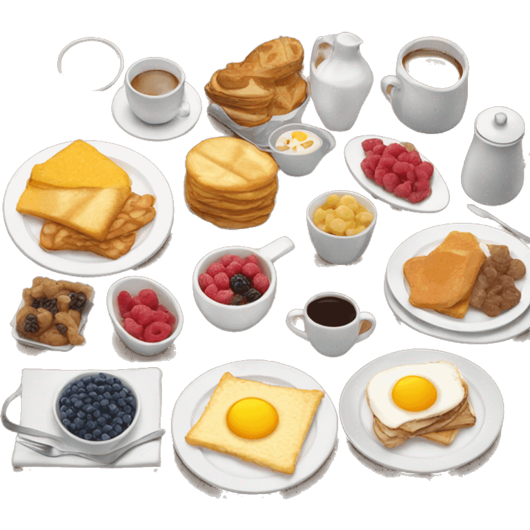 Breakfast buffet emoji