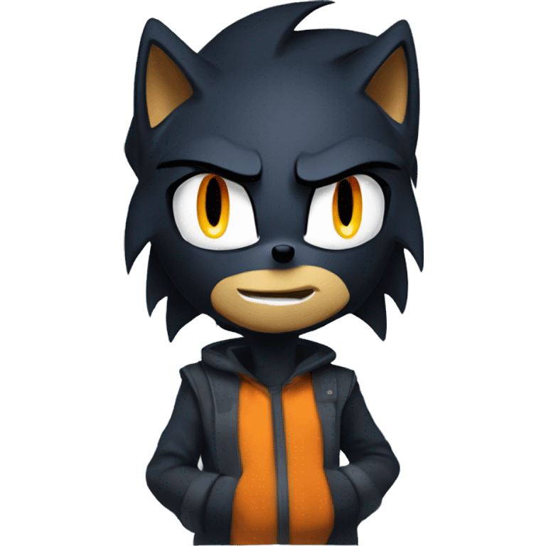 shadow from Sonic X say hello ! emoji