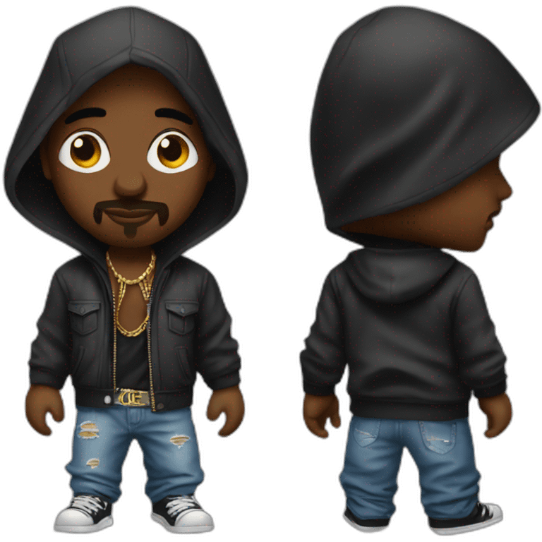 2 PAC RAPPER emoji