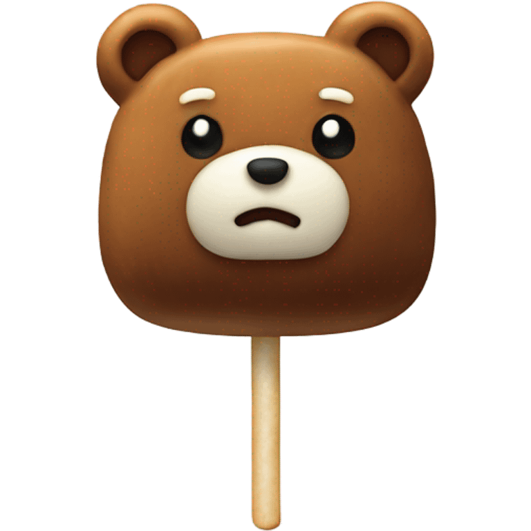 Bear-shaped marshmallows emoji