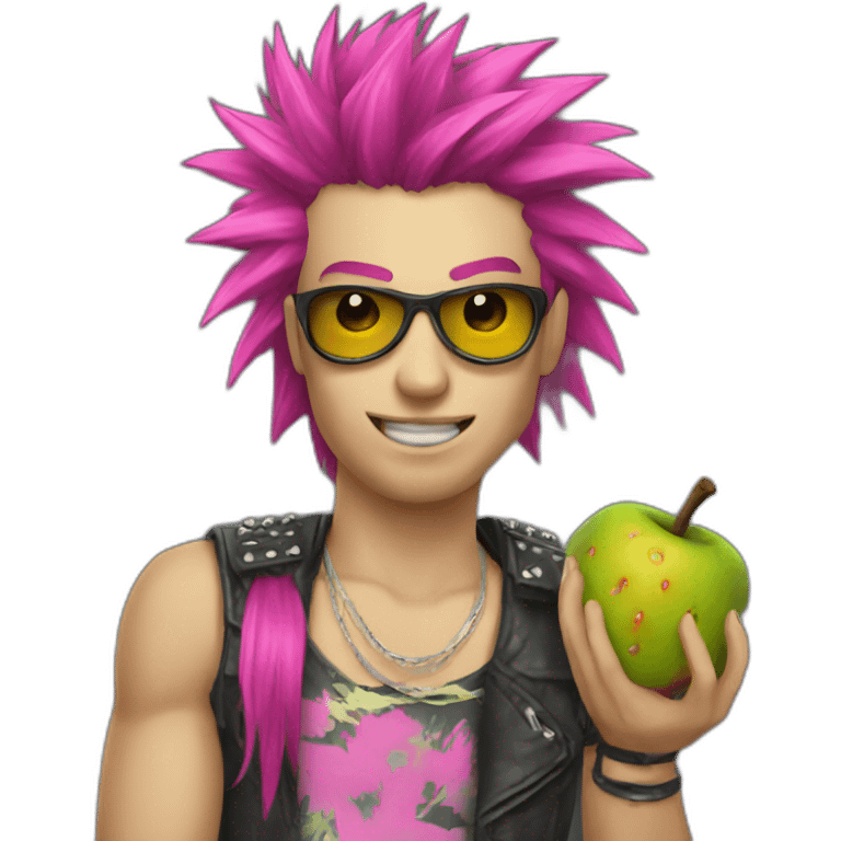 punk rock fruit emoji