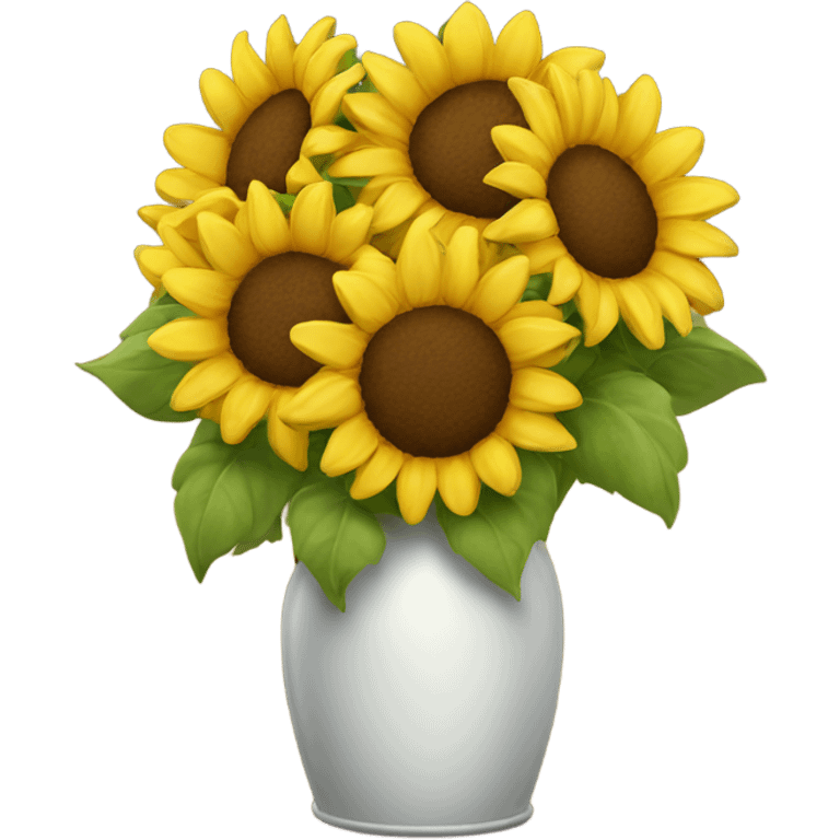 Sunflower bouquet  emoji