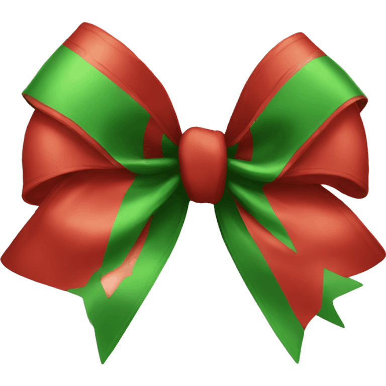 christmas bow emoji