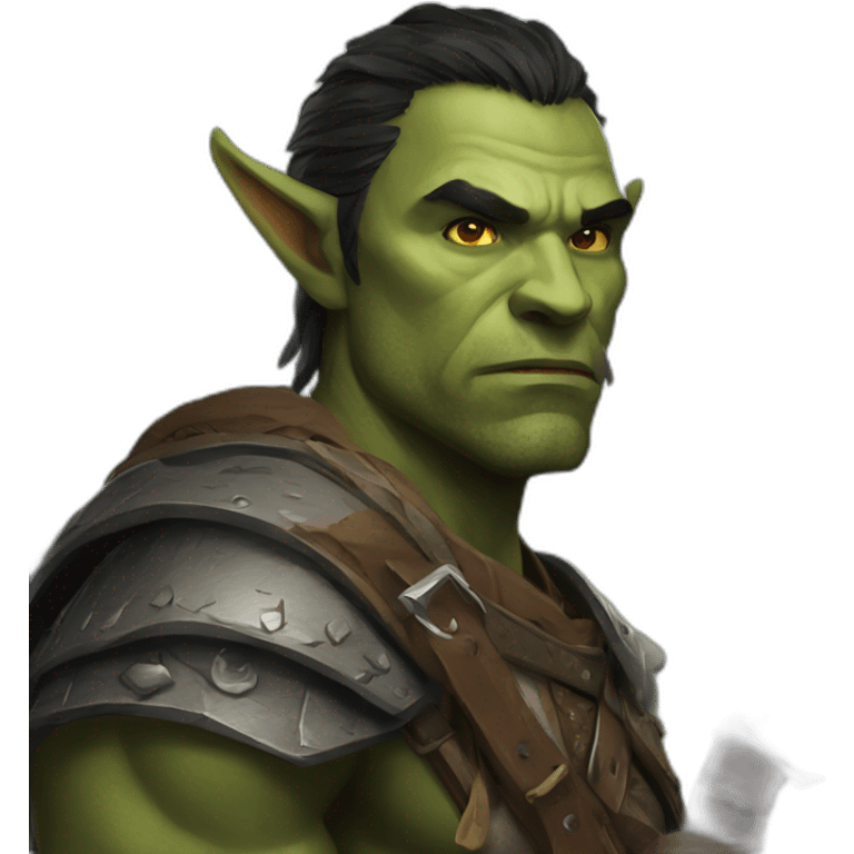 Half-orc ranger emoji