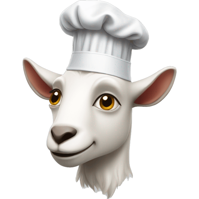 Goat with chef hat emoji