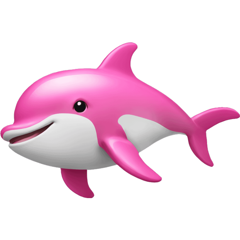 a pink dolphine emoji