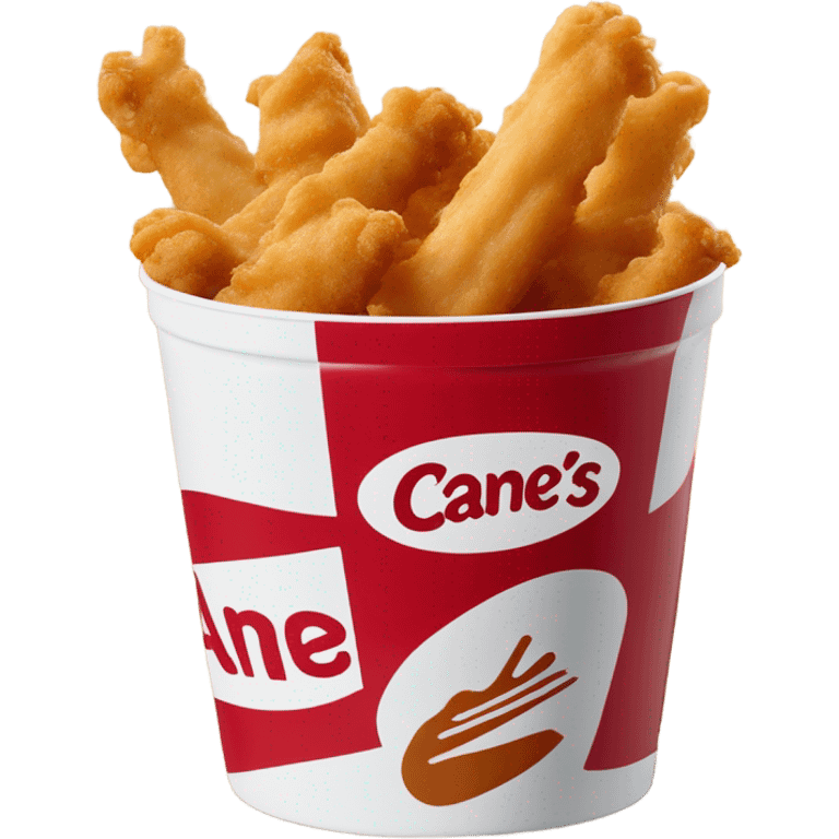 raising canes box combo with soda emoji