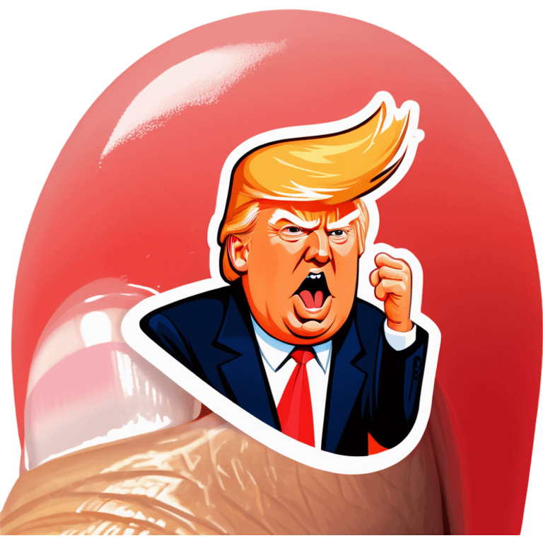 Donald trump toenail emoji