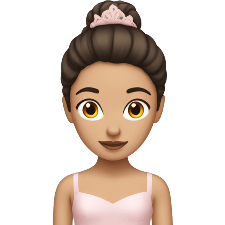 Ballerina brunette emoji