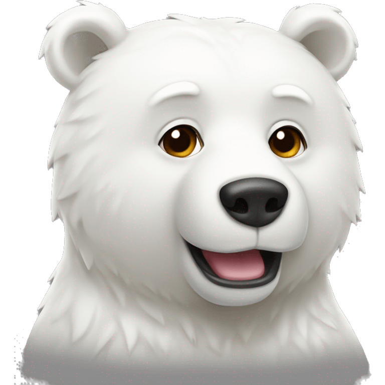 White bear￼ emoji