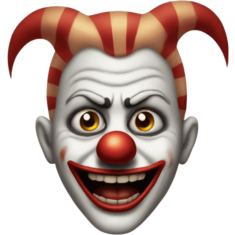 evil clown emoji