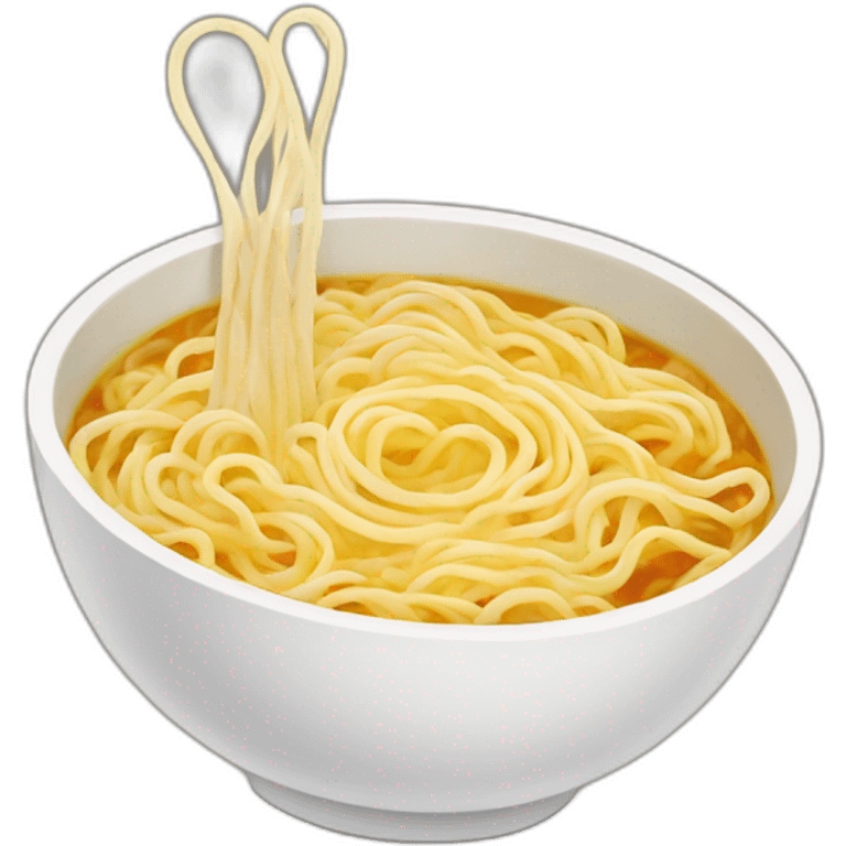 Broken ramen bowl emoji