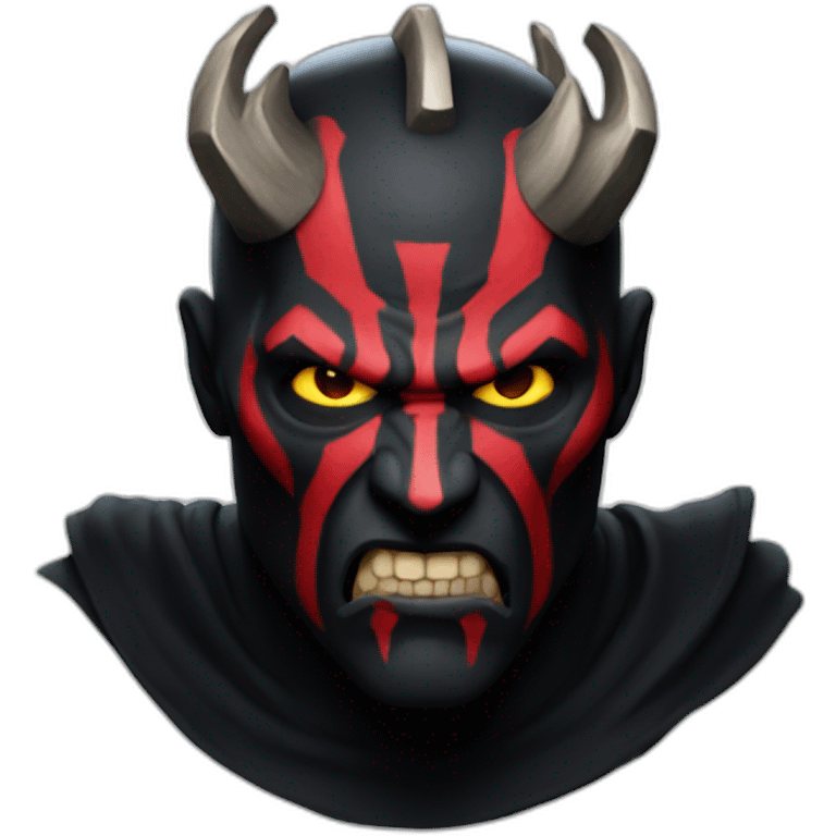 Dark maul emoji