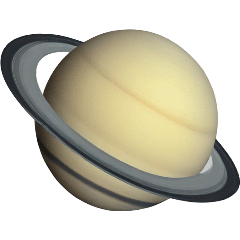 Saturn cartoon emoji