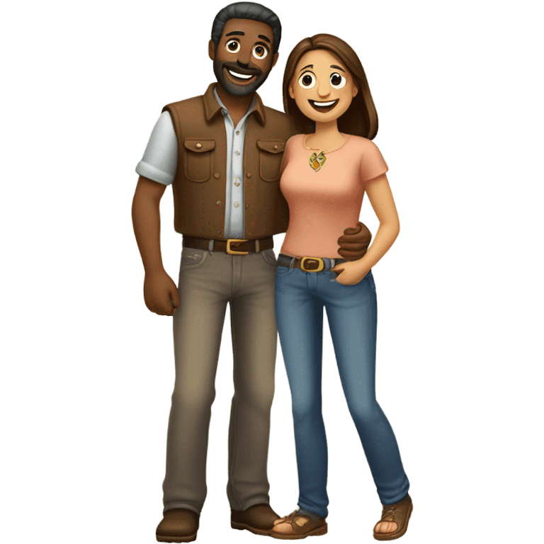 Traditional value Christian southern man who loves wife and god in a heterosexual way emoji