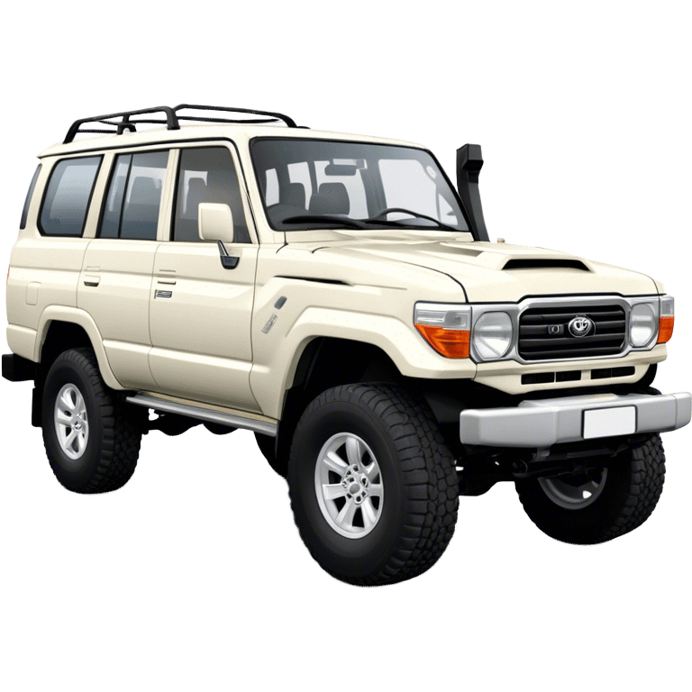 Toyota Land Cruiser - Toyota (Model Year: 2021) (Iconic colour: White) emoji