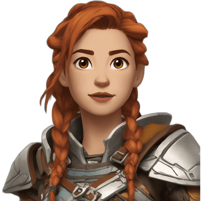 ALOY AVEC L'ARMURE ANTIQUE HORIZON ZERO DOWN emoji