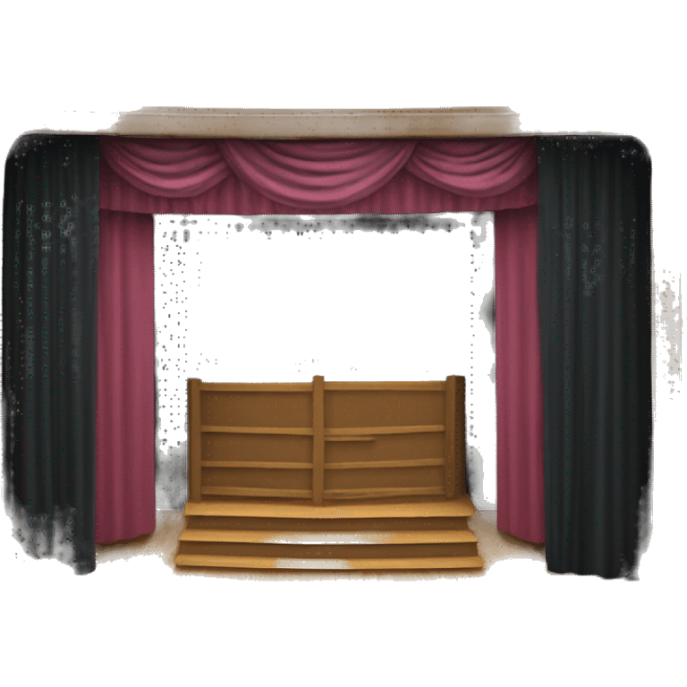 black box theatre stage emoji