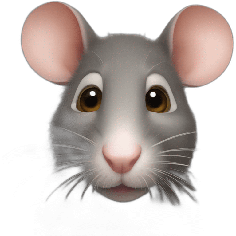 Rat aux yeux enormes emoji